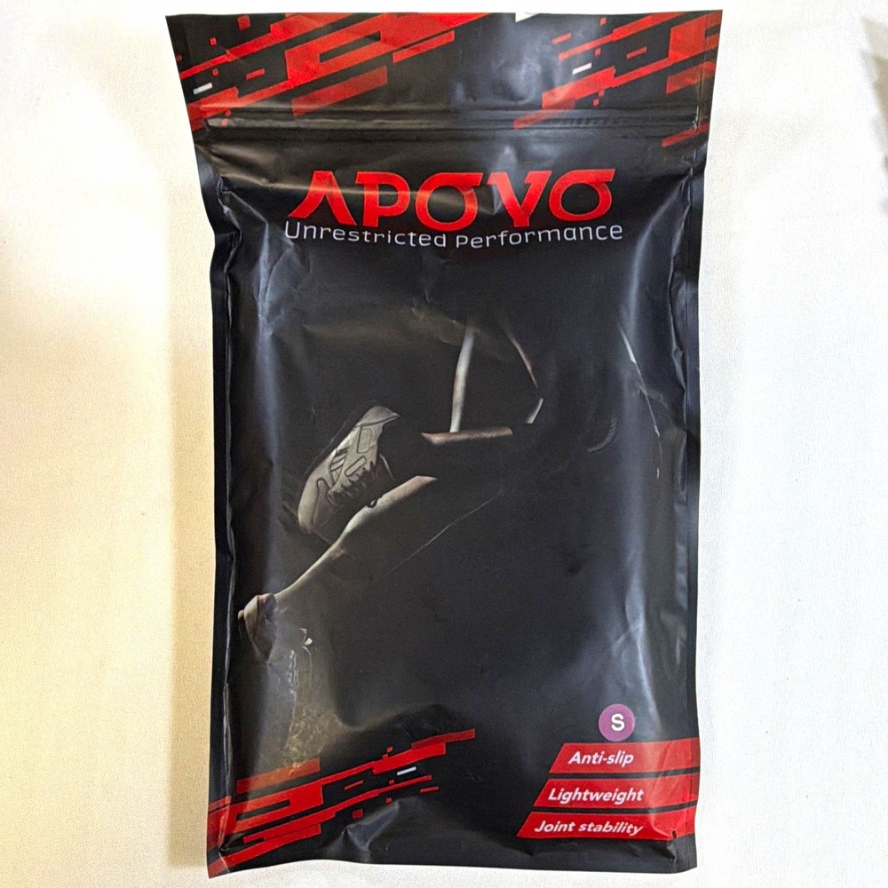 APOYO Knee Brace Compression Sleeve Anti-Slip Lightweight Size S Purple